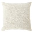 thumbnail image 4 of Sorra Home  Indoor Soft-Textured Knife Edge Square Pillow 24 in - Zazzle Quartz, 4 of 5
