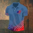 thumbnail image 2 of Leey-World Mens 4th Of July Shirts Men's Graphic Tees, Short Sleeve USA Flag Crewneck Casual American Patriotic Regular T-Shirt for Men(Navy,3XL), 2 of 4