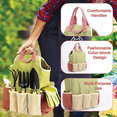 thumbnail image 5 of KEYAHAPPY Garden Tools Set, 9 Piece Gardening Tools with Fashion Bag, Rust-Proof & Heavy-Duty Gardening Supplies Kit Ideal Garden Gifts for Women & Men, 5 of 8