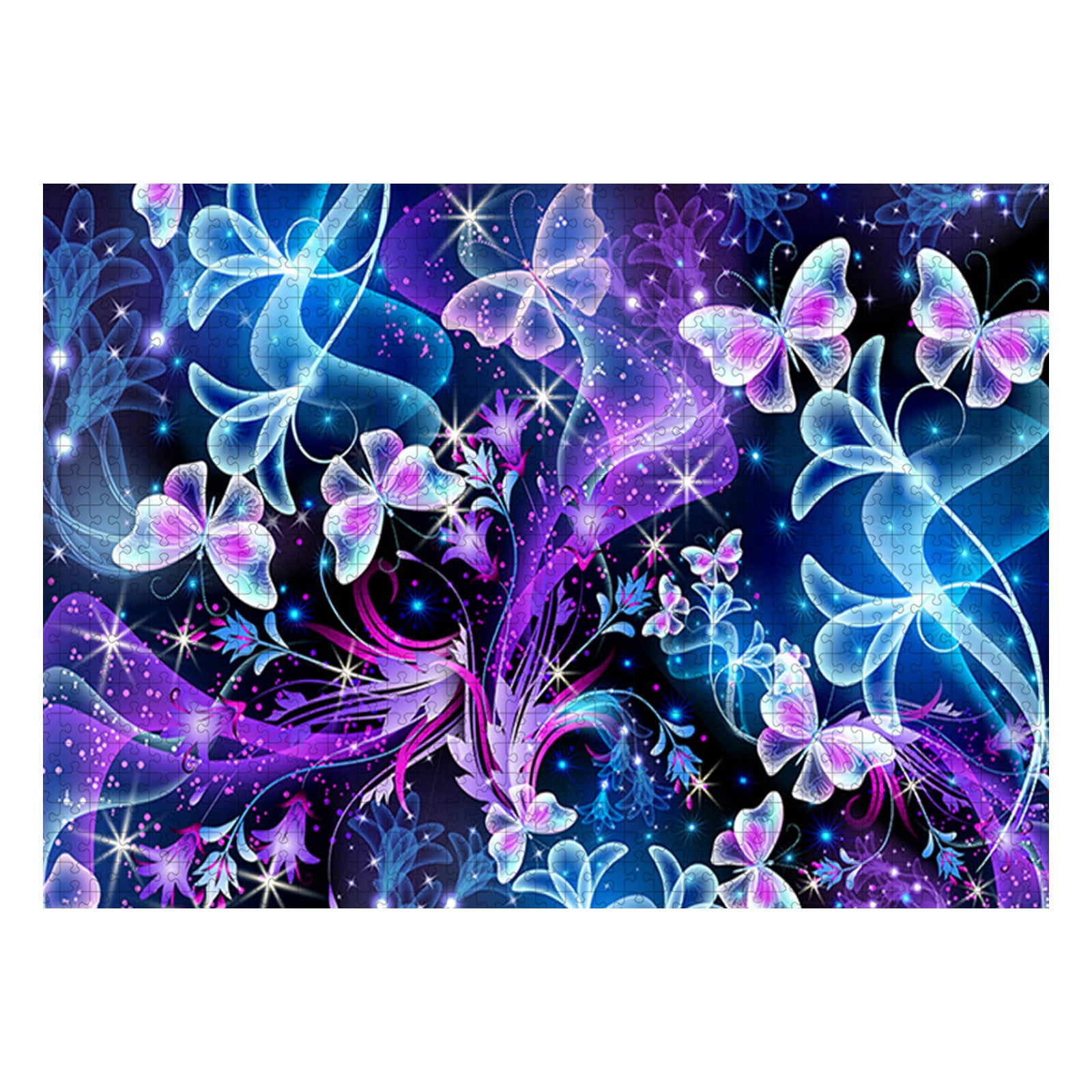 Puzzle Toy 1000Pc Difficult Puzzles With Colorful Image 1.65Mm Thick