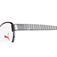 thumbnail image 6 of NEW PUMA 15420 MENS/WOMENS DESIGNER FULL-RIM SILVER / IVORY ADULT SIZE UPSCALE FRAME DEMO LENSES 49-17-135 FLEXIBLE HINGES EYEGLASSES/EYEWEAR, 6 of 9