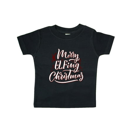 

Inktastic Merry Elfing Christmas Gift Baby Boy or Baby Girl T-Shirt