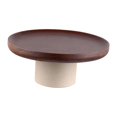 thumbnail image 4 of Soporte de exhibición redondo para cupcakes Plato de madera Pedestal de arcilla Base antideslizante para mesa de comedor , Talla L Macarena Puesto de pasteles, 4 of 8