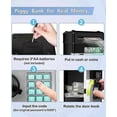 thumbnail image 5 of Electronic Money Saving Box for Kids 5-7 with Password Code Lock for Boys age 8-10-12, Black 26-27s, 5 of 5