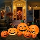 thumbnail image 5 of Decoración de escenas al aire libre, decoración del hogar, decoración de habitaciones, decoración de paredes, calabaza inflable de Halloween de 2,2 m y 7 pulgadas, decoración de Halloween con fantasma, 5 of 9