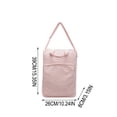 thumbnail image 3 of Women's Tablet Bag Nylon Shoulder Crossbody Handbag 26x39x8 cm, Large Capacity, Water-Repellent, Padded Protective Compartment, Adjustable Strap for Commute and School, 3 of 7