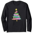 thumbnail image 4 of Long Sleeve Sweatshirt Women Christmas Sweatshirts Graphic Crewneck Oversized Xmas Holiday Pullover Top, 4 of 5