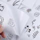 thumbnail image 2 of Stick & Embroidery Paper for Embroidery Dissolvable Embroidery Transfer for Transferring Embroidery Patterns 5PCS, 2 of 5