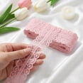 thumbnail image 3 of AK-Trading Floral Lace Ribbon 1 Inch x 10 Yards for Crafts and Decoration- Salmon, 3 of 10