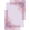 Mauve, Pattern 3, variant on ODIKA Vintage Distressed Faded Field Transitional Border Mauve Solid Refined Stain Resistant Thin Throw for Entryway, Kitchen, Laundry Room