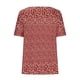 thumbnail image 5 of Puntoco 2024, tops de moda de verano para mujer, camisetas holgadas de manga corta con cuello en V informales con estampado a la moda para mujer, 5 of 6