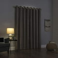 thumbnail image 2 of Sun Zero Kline 96-Inch Grommet Curtain in Mushroom, 2 of 9