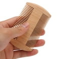 thumbnail image 4 of Beard Comb, Lice Comb Fine Teeth Professional Ergonomic Beech  for Grooming for Home Travel, 4 of 7