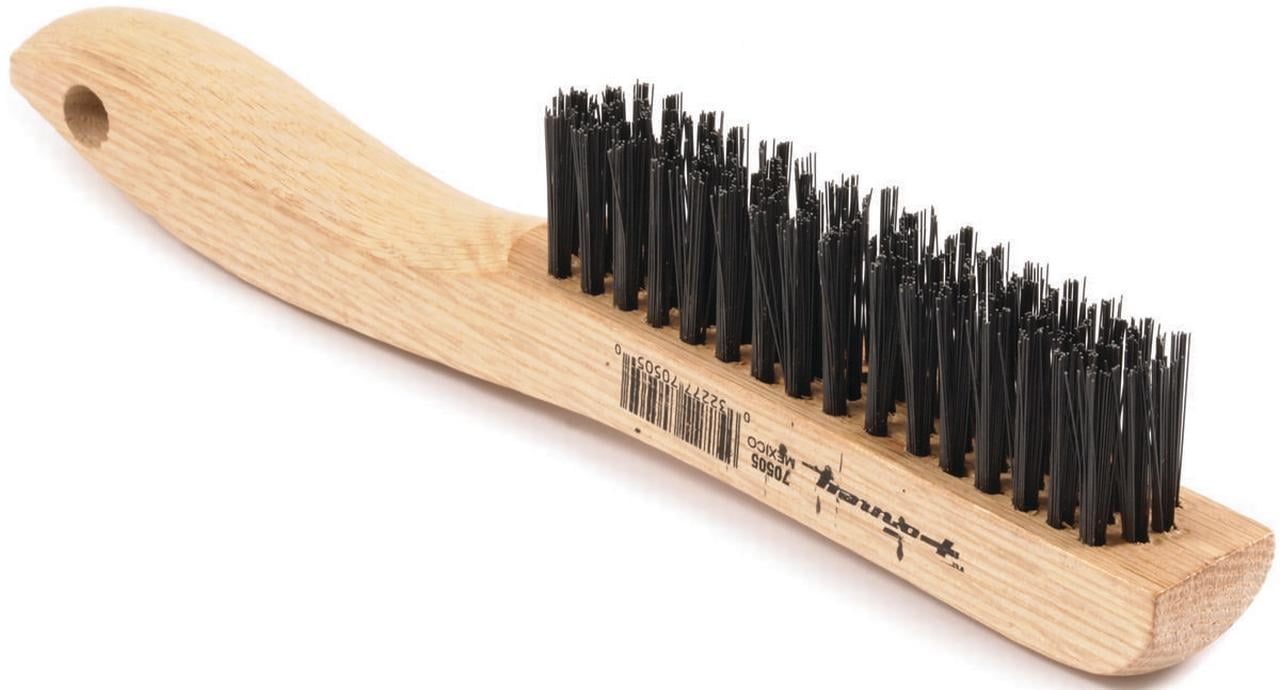 8-5//8-Inch-by Forney 70503 Wire Scratch Brush Stainless Steelwith Wood Handle