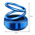 thumbnail image 7 of Soumake Car Air Freshener Solar Powered Double Rings Suspension Long Lasting Fragrance Deodorant Auto Aromatherapy Diffuser Ornament Interior Accessories, 7 of 7
