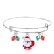 thumbnail image 2 of Pulsera para mujer, regalo de Navidad, pulsera de cristal expandible de Papá Noel para niñas y mujeres, ideal para Acción de Gracias, pulsera de moda., 2 of 2