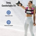 thumbnail image 3 of Chaleco pesado Zeerun de 6,8 kg para mujeres y hombres de 15 libras, color rosa, 3 of 8