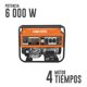 thumbnail image 2 of Generador Portátil A Gasolina 6000W 4 Tiempos Arranque Manual - Eléctrico GG-6000W Nikata, 2 of 6