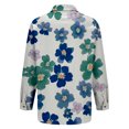 thumbnail image 7 of QASIEATN Tops for Women Graphic Tees Casual Button Down V Neck Long Sleeve Shirts Ladies Summer Tops, 7 of 7