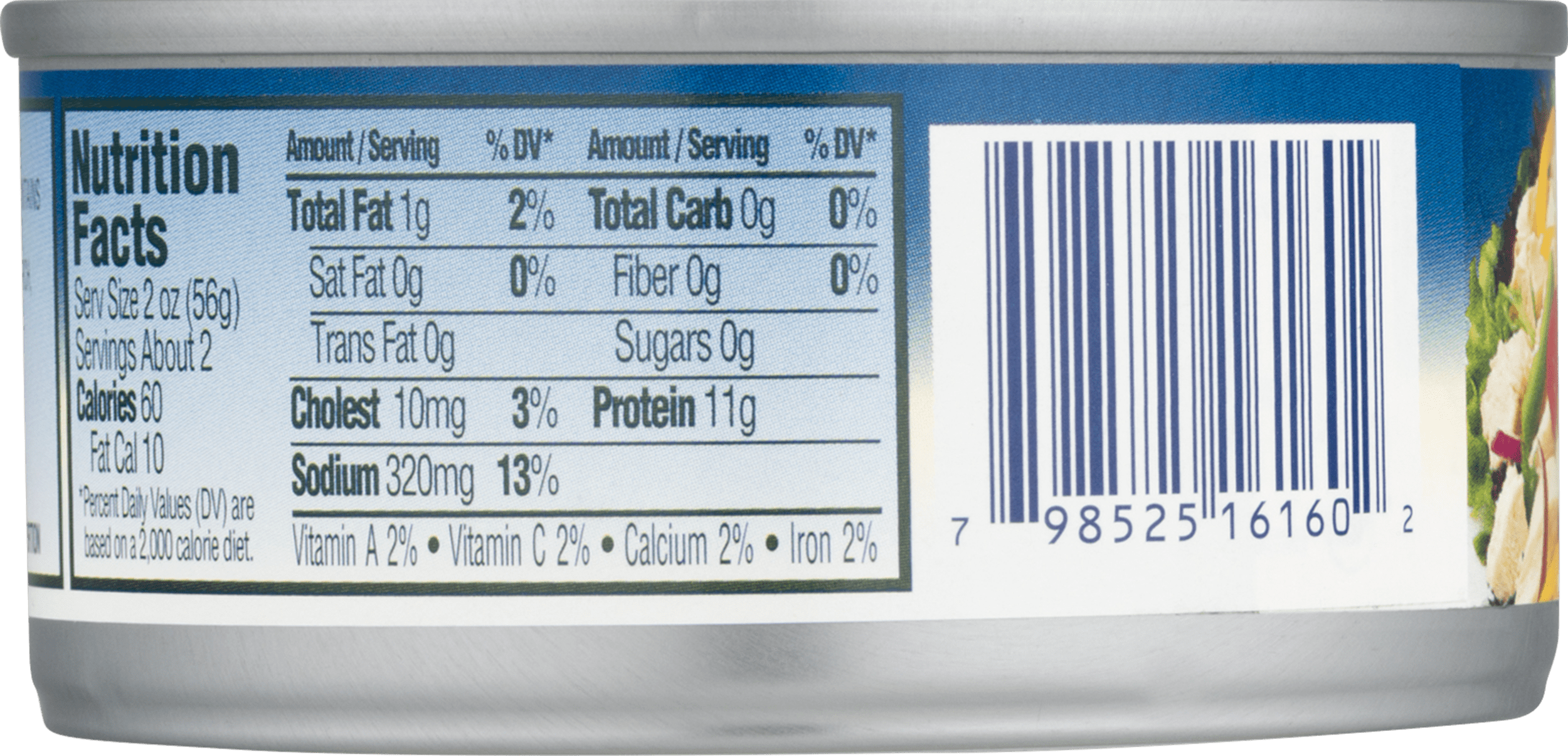 Snow's Premium Chunk White Chicken in Water, Gluten Free, 11g Protein per Serving, Shelf Stable Can, 5oz