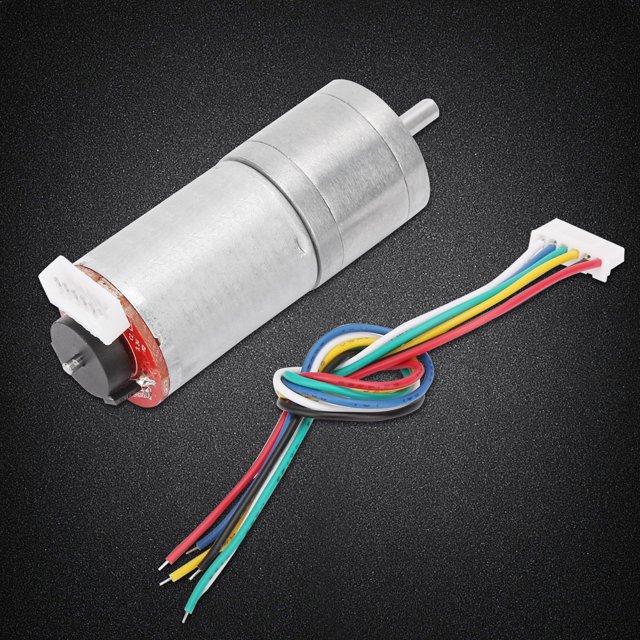 Motor de engranaje de codificador V, motor de engranaje de codificador de 12 V CC Motor de engranaje de codificador de CC Altamente recomendado