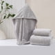 thumbnail image 4 of Juego extra grande de toallas de baño de 3 - sábanas de baño sobredimensionadas, toallas de microfibra súper suaves y absorbentes para baño, gimnasio y hotel - gris, 4 of 6