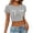 Light Ashy, variant on MEICHEN Womens Tie Front T Shirts Crop Tops Summer Trendy Basic Tees Casual Slim Fit Crew Neck Tshirts Cute Blouses