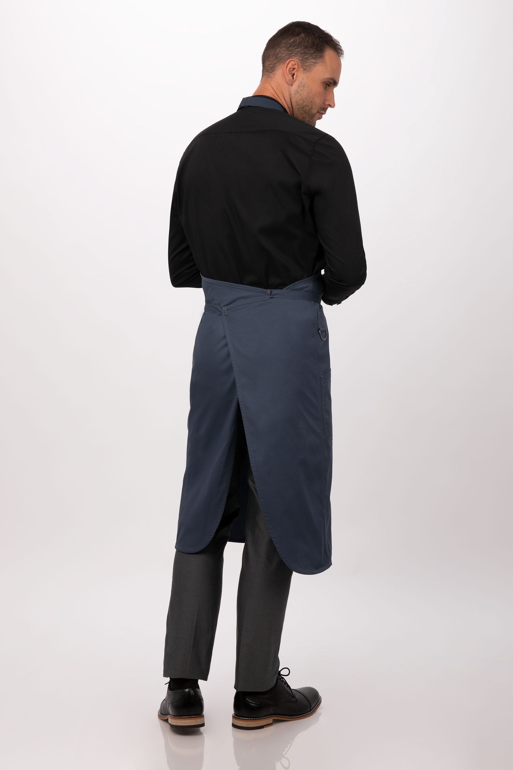 Chef Works Unisex Brio Chef's Bib Apron (ACN01BLU0)