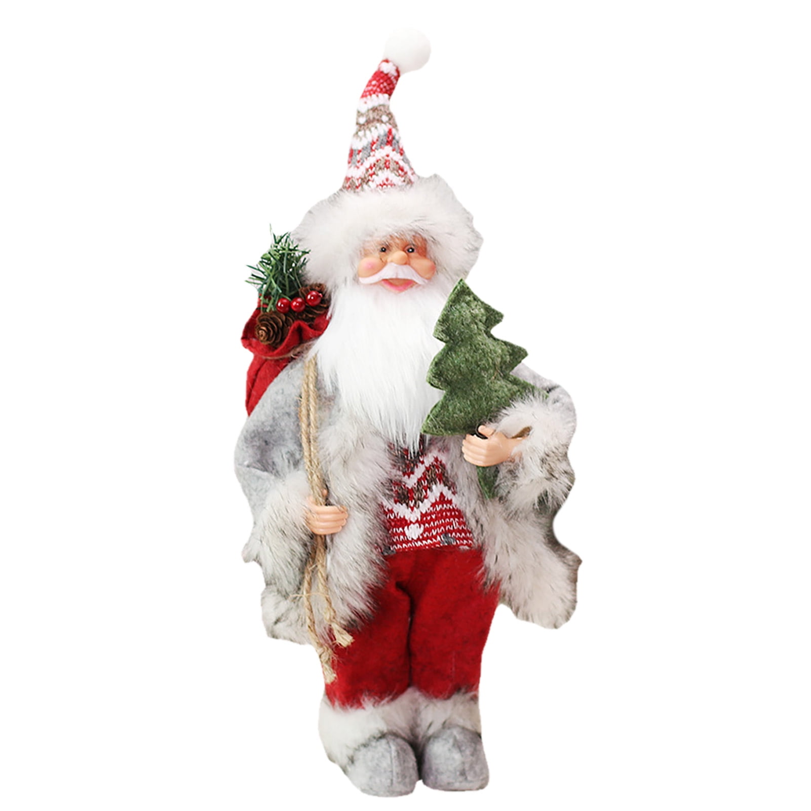 Christmas Santa Claus Figurines Christmas Decorations Indoor Home Decor