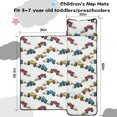 thumbnail image 5 of Monster Cartoon Truck Gray Pattern Teens Toddler Nap Mat with Pillow, Sleeping Mat Bag for Preschool Daycare 60"x20", 5 of 6