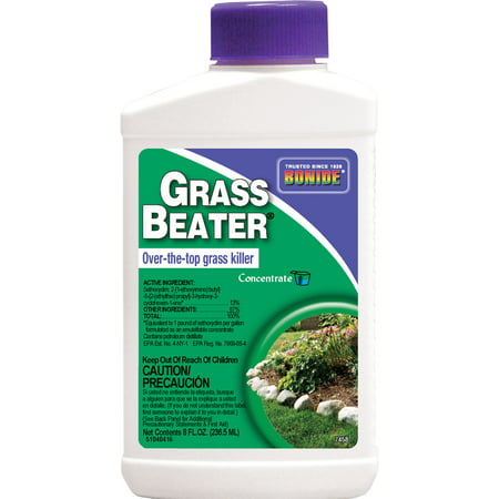 Bonide Products Inc P-Grass Beater Over-the-top Grass Killer Concentrate 8 (Best Product To Kill Weeds Not Grass)