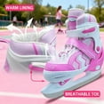 thumbnail image 5 of JZY Comfortable Kids Ice Skates with Breathable Fabric,Adjustable & Smooth Gliding for Boys & Girls (Ages 3-12),Perfect for Indoor and Outdoor Skating, 5 of 7