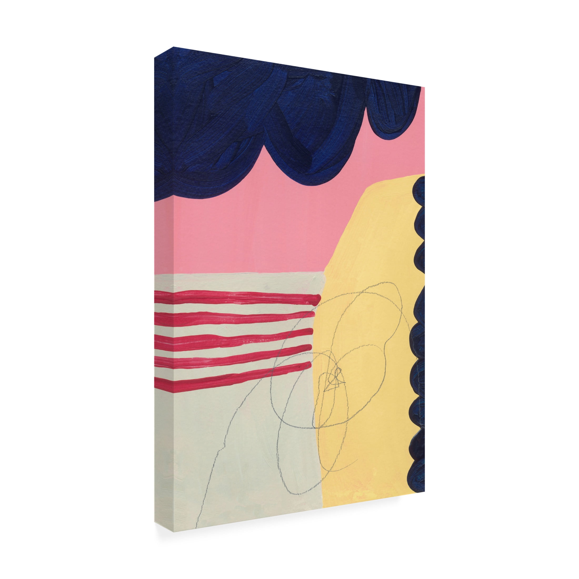 Canvas Wall Art - Bronwyn Baker 'Heavy Sky' Wall Art for Living Room, Bedroom, or Office Décor by Trademark Fine Art - 30 x 47 Inches