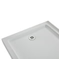 thumbnail image 6 of Streamline NT-252-48WH-LF 48 in. x 36 in. Corner Acrylic Shower Base in Glossy White with Left Hand Drain, ABS Drain Included, 6 of 15