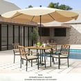 thumbnail image 2 of Gymax 5 Pieces Patio Dining Set Outdoor Dining Table & Chairs w/ Cushions, 2 of 6