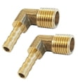 thumbnail image 1 of BSP de 1/4 Pulgada X 8 Mm Codo de Púa de Pulgada Acopmiento de Púa para de de 2 Paquetes Soledad Codo manguera, 1 of 4