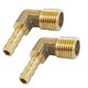 thumbnail image 1 of BSP de 1/4 X 8 Mm Codo de Púa de Acoplamiento de Púa para Manguera de de 2 Paquetes shamjiam Codo manguera, 1 of 4