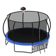 thumbnail image 4 of 12FT Trampoline with Enclosure Recreational Trampolines with Ladder - Gift for KIds- Outdoor Trampoline for Kid Adults, 4 of 8