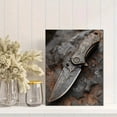 thumbnail image 2 of Qisvanset Framed Canvas Wall Art 12x16 Inch Bat Pocket Knife Novelty Gift Wall Decoration, 2 of 5