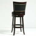 thumbnail image 5 of Home Square 29" Bristol Swivel Bar Stool in Cappuccino - Set of 2, 5 of 5