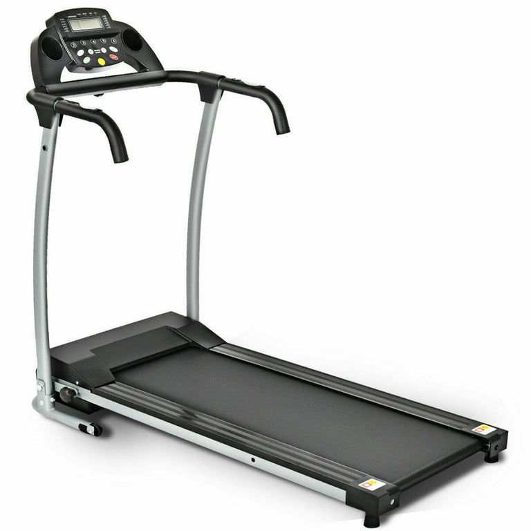 Gymax Folding Electric Treadmill Running Fitness Machine 800W Black Walmart