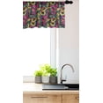 thumbnail image 3 of Ambesonne Floral Window Valance, Computer Graphics of Flowers and Leaves in Vibrant Energetic Summer Tones, Curtain Valance for Kitchen Bedroom Decor with Rod Pocket, 54" X 12", Multicolor, 3 of 3