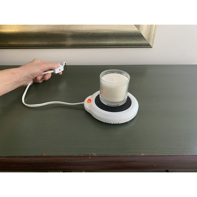  Home-X Mug Warmer, Desktop Heated Coffee & Tea - Candle & Wax  Warmer (White): Beverage Warmers: Home & Kitchen