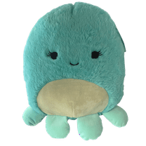 Squishmallows Official Kellytoys Plush 12 Inch Ophelia The Octopus Fuzz-A-Mallow Teal Super Soft Animal Plush Stuffed Toy