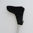 thumbnail image 1 of Funda duradera para putter de golf shamjiam cabeza de cremallera ligera negro, 1 of 9