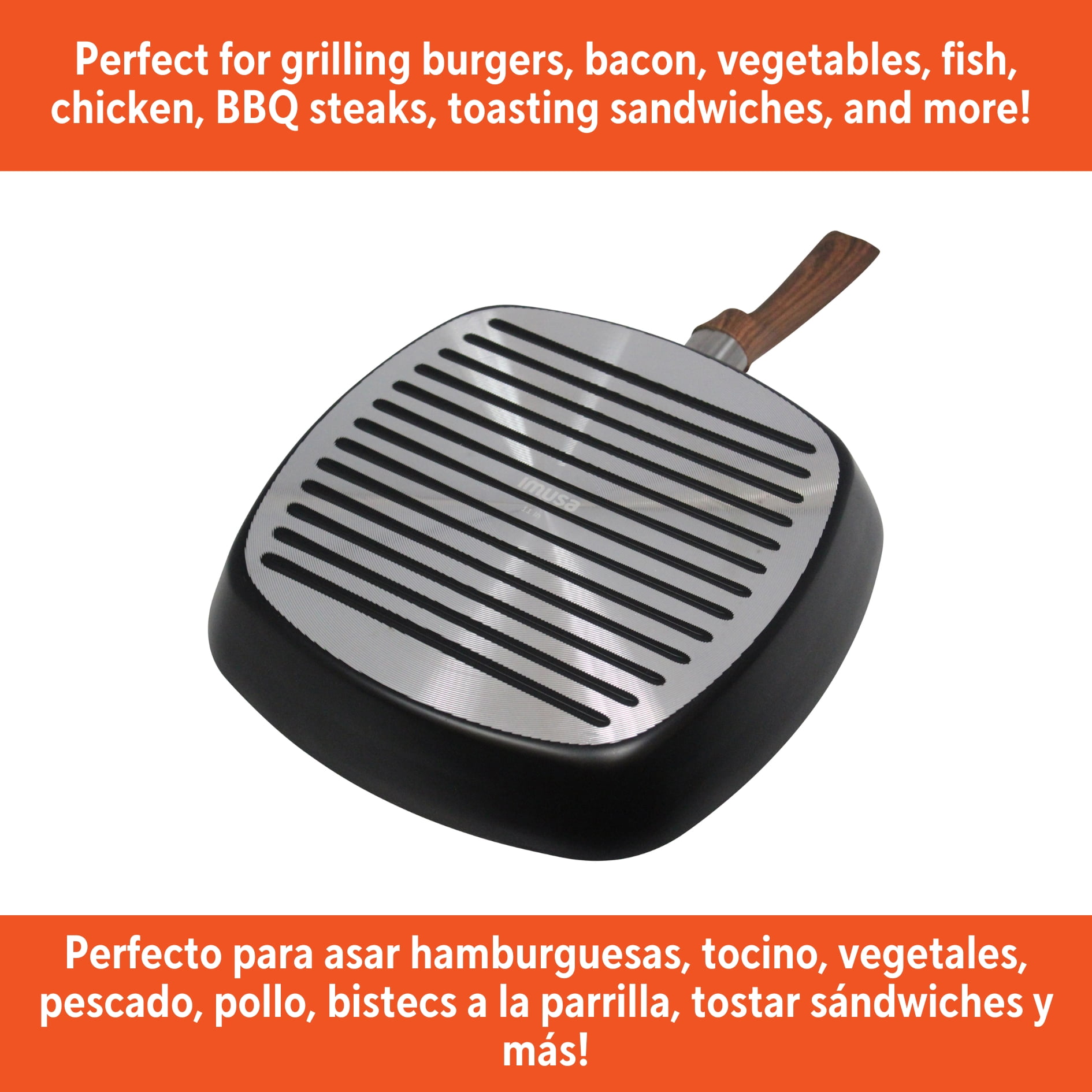 IMUSA 11" Ceramic Square Grill