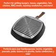 thumbnail image 3 of IMUSA 11" Ceramic Square Grill, 3 of 7