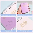 thumbnail image 3 of Fmxomd Pocket Calendar 2026, Weekly and Monthly Small Planner for Purse, A7 Size Jan.2026 - Dec.2026, 4.25" x 3" Mini Daily Planner/Agenda/Calendar Organizer for Women/Men, Gray, 3 of 8