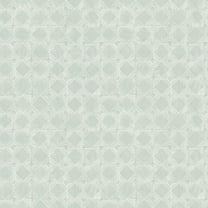 Chesapeake Button Block Aqua Geometric Wallpaper, 20.5-in by 33-ft