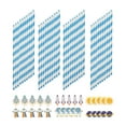 thumbnail image 1 of 40 Pcs 1 Set Paper Straws Practical Drink Straws Lovely Beverage Straws, 1 of 7